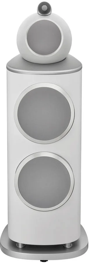B&W 801 D4 Blanc satin (la paire) Enceintes colonne