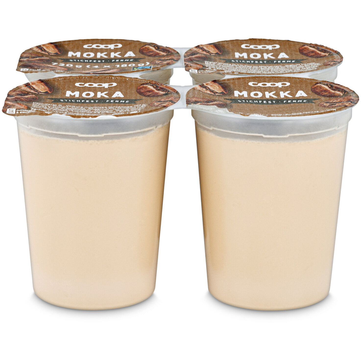 Fairtrade Joghurt Mokka 4x180g -