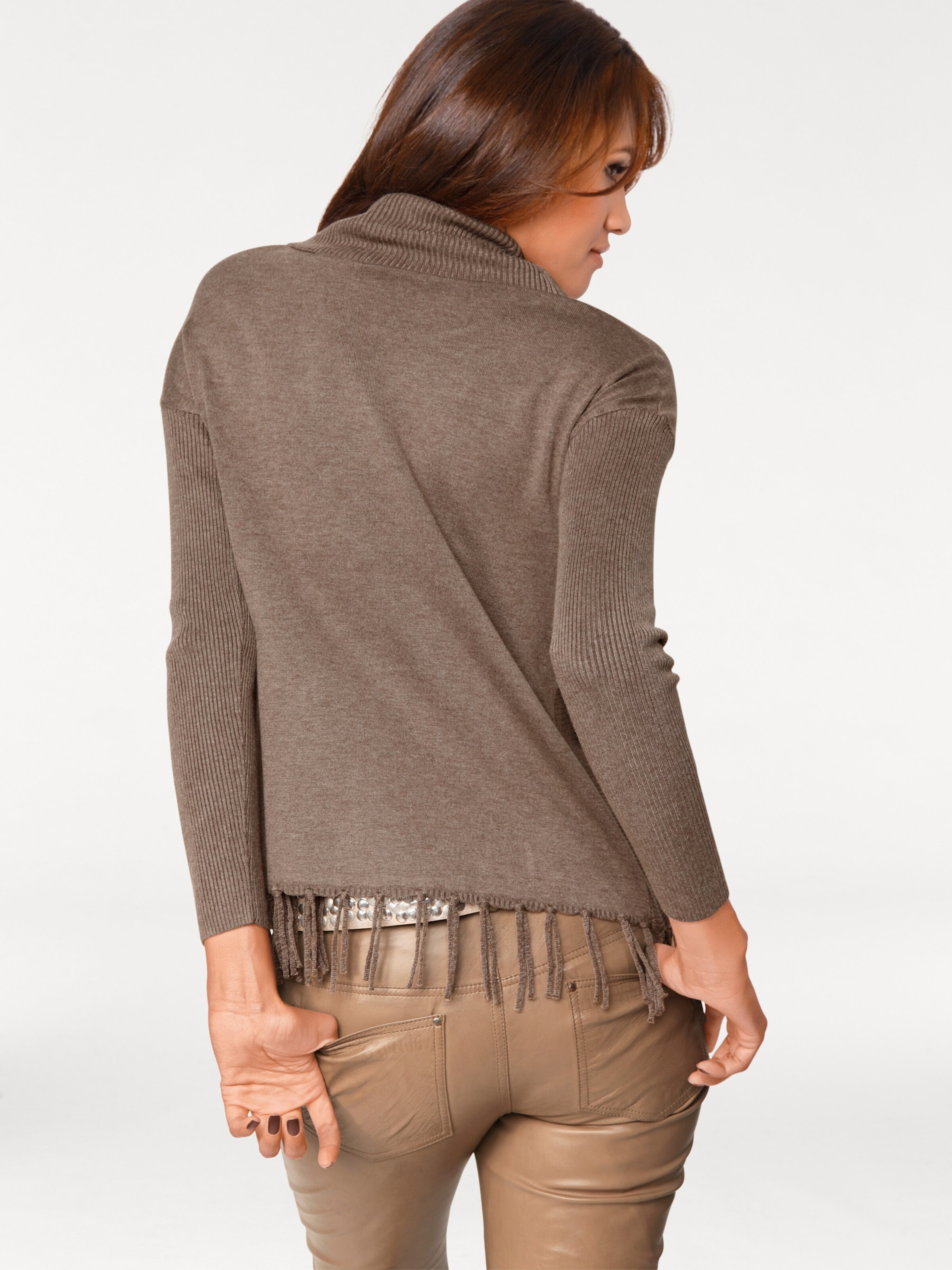 heine Rollkragen-Pullover in braun