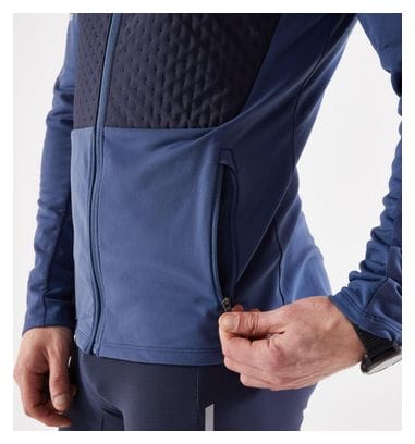 Veste Running Kiprun Run 900 Warm Bleu