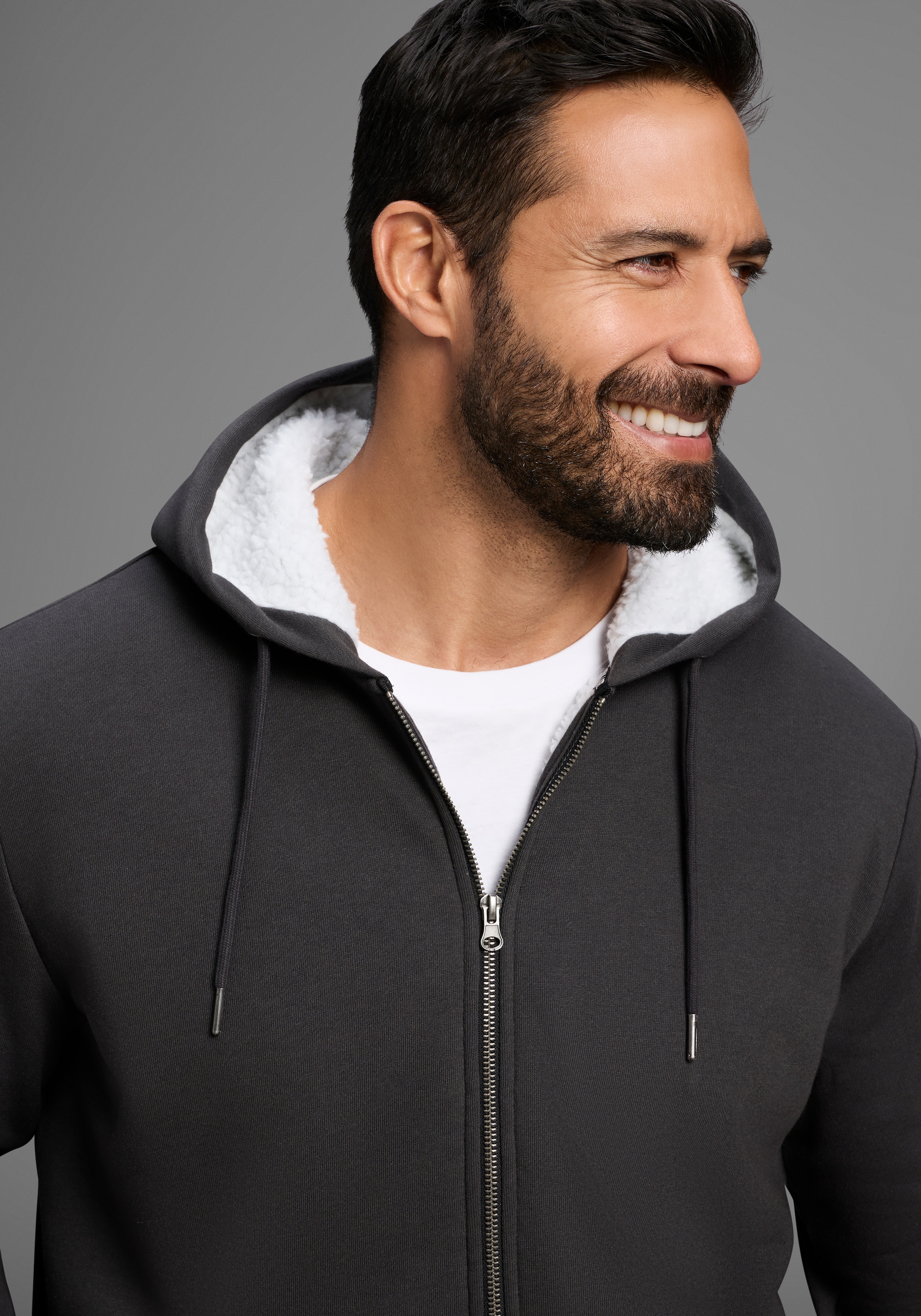 H.I.S Sweatjacke , mit Teddyfutter - NEUE KOLLEKTION