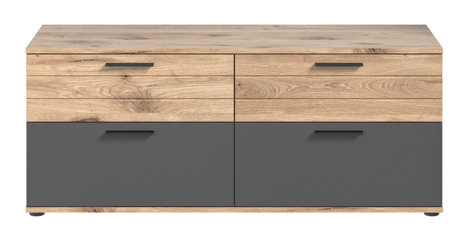 Lowboard Mason Grau/Braun 130x53x47 cm
