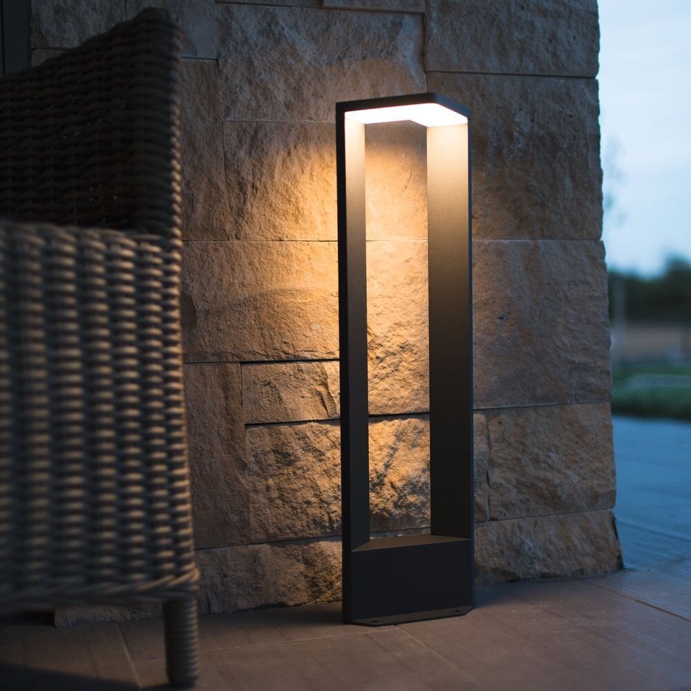 Bonita LED vloerlamp in zwart 10W 3000K 600lm 600mm