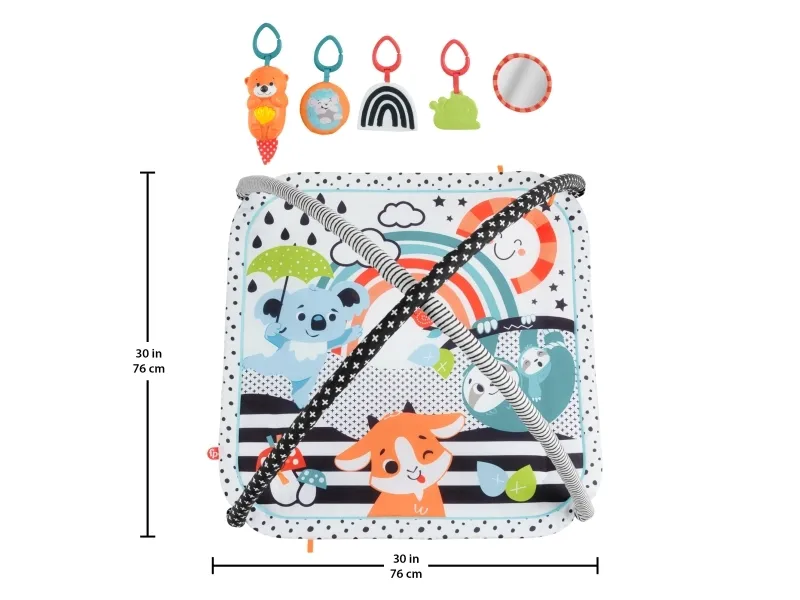 Fisher Price 3-in-1 Music Glow & Grow Gym
