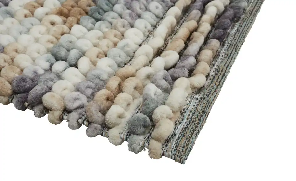 como Badteppich Punto Silbergrau, Taupe 55x65 cm