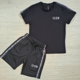 Icon fast life set - zwart (verzenddatum 27 feb)