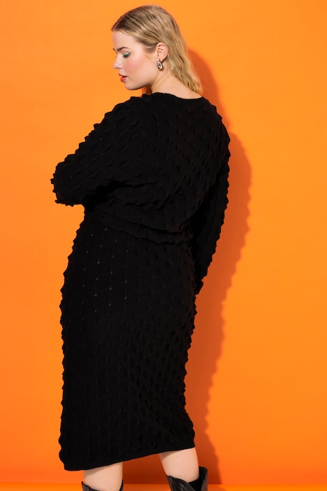 Pullover, Bubble-Strick, Langarm