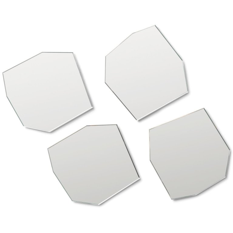Ferm Living Shard onderzetters set van 4 Mirror