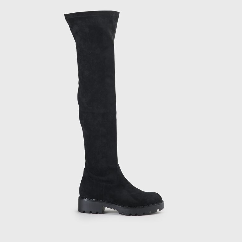 Myrna bottes plates véganes, noir