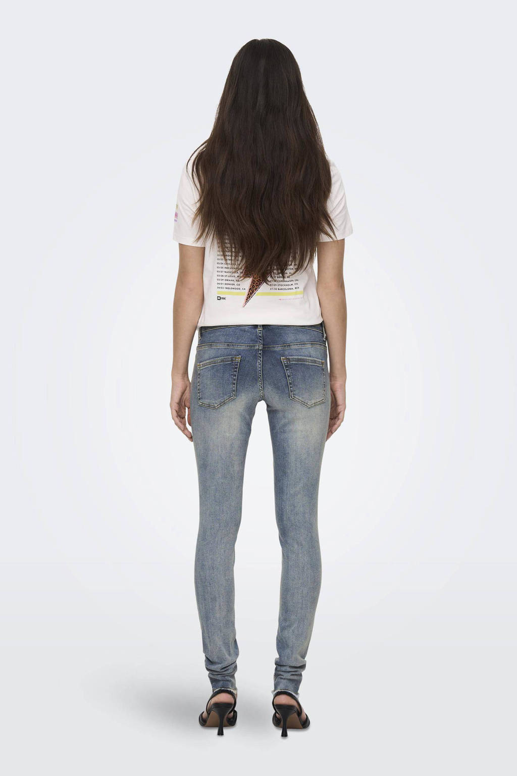 ONLY MATERNITY skinny zwangerschapsjeans OLMBLUSH medium blue denim