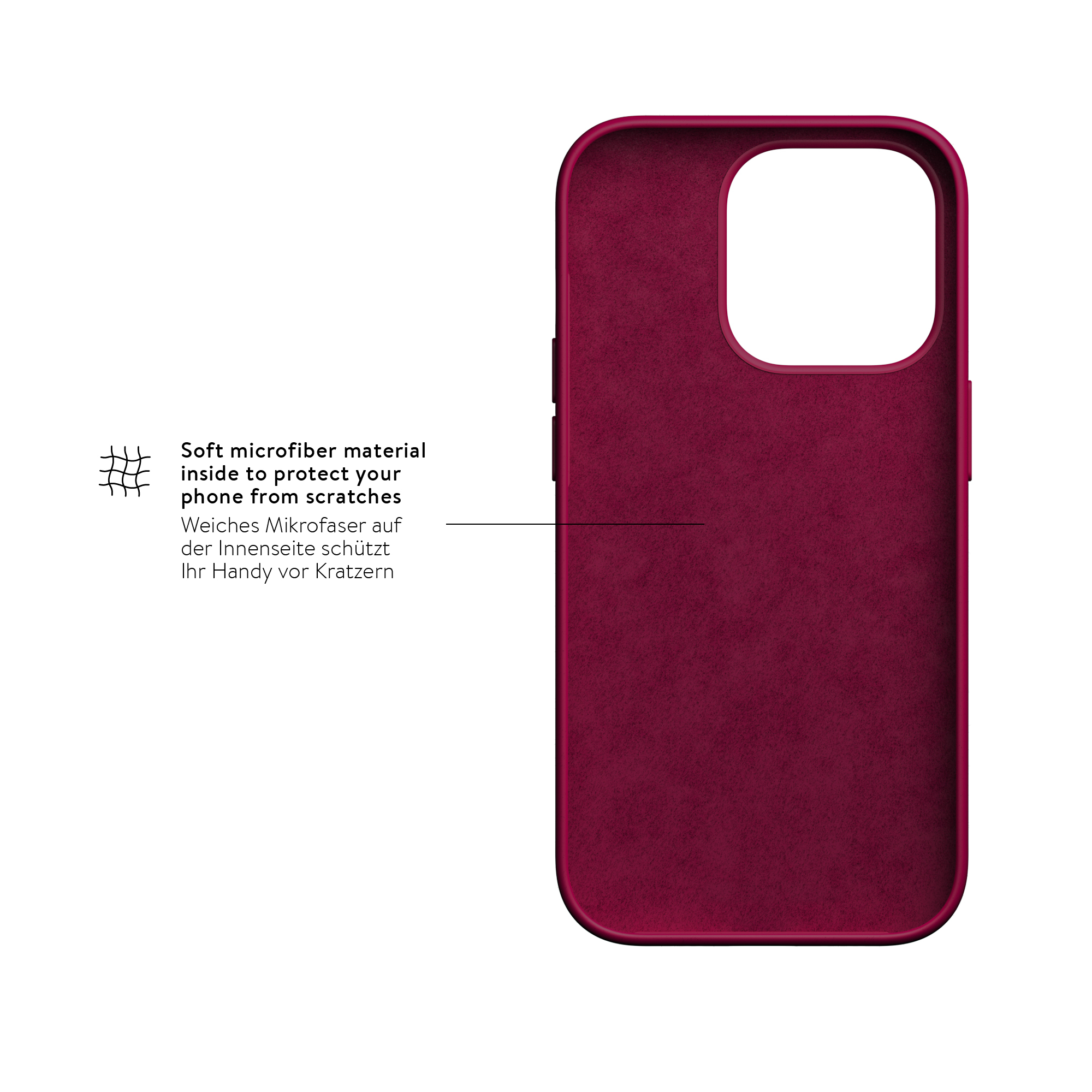 iPhone 14 Pro Urban Case Silikon Cover Hülle (1503FIT41) - Fuscia