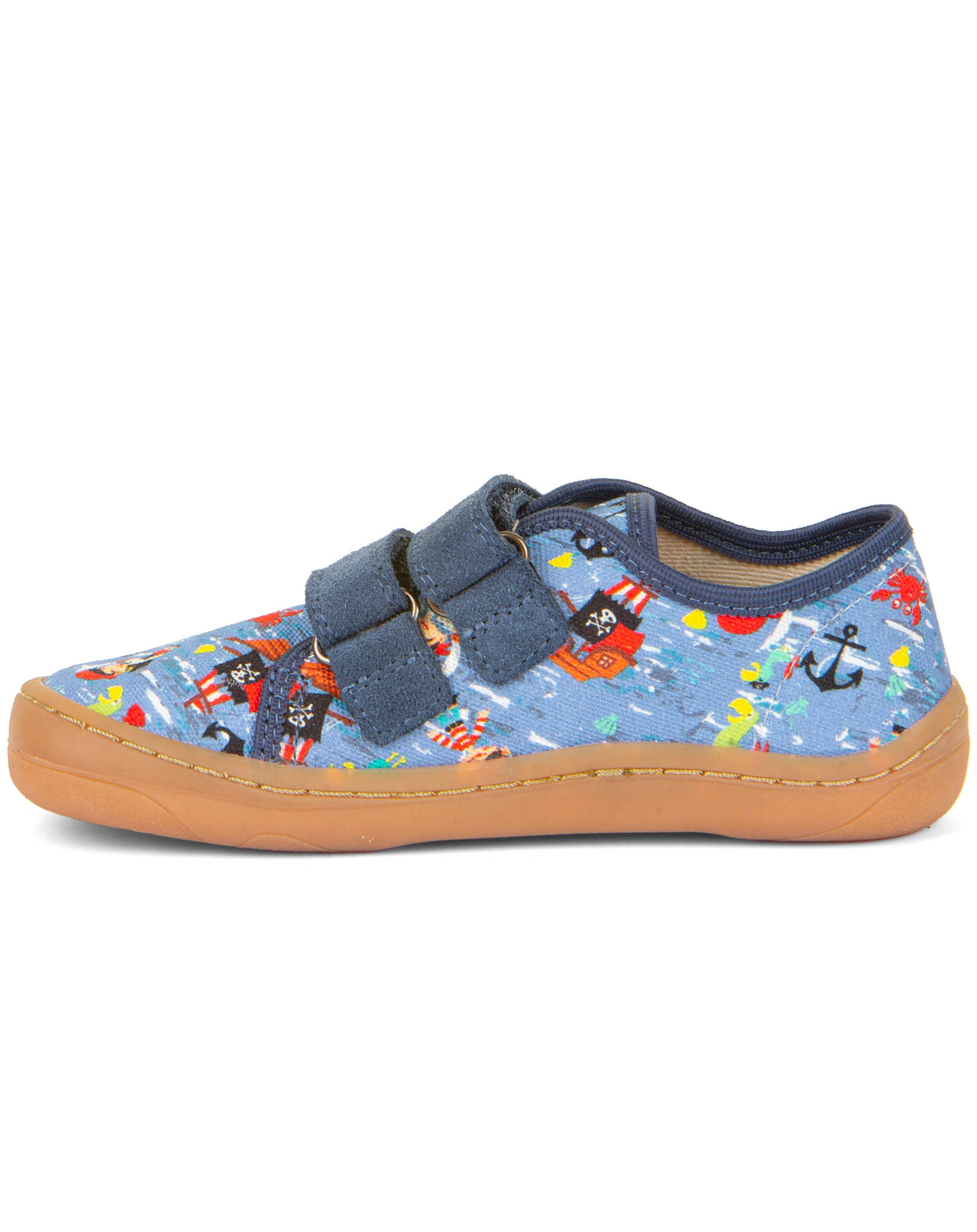 Klett-Halbschuhe CANVAS PIRAT in denim