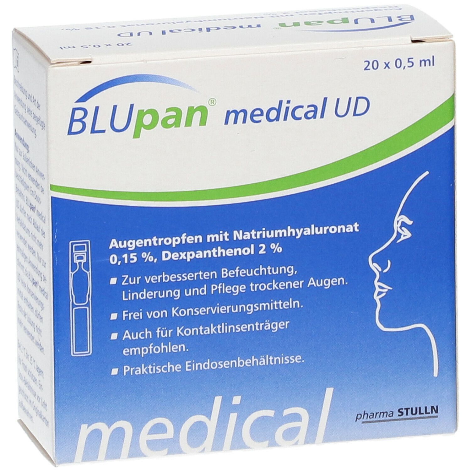 BLUpan® medical UD Augentropfen