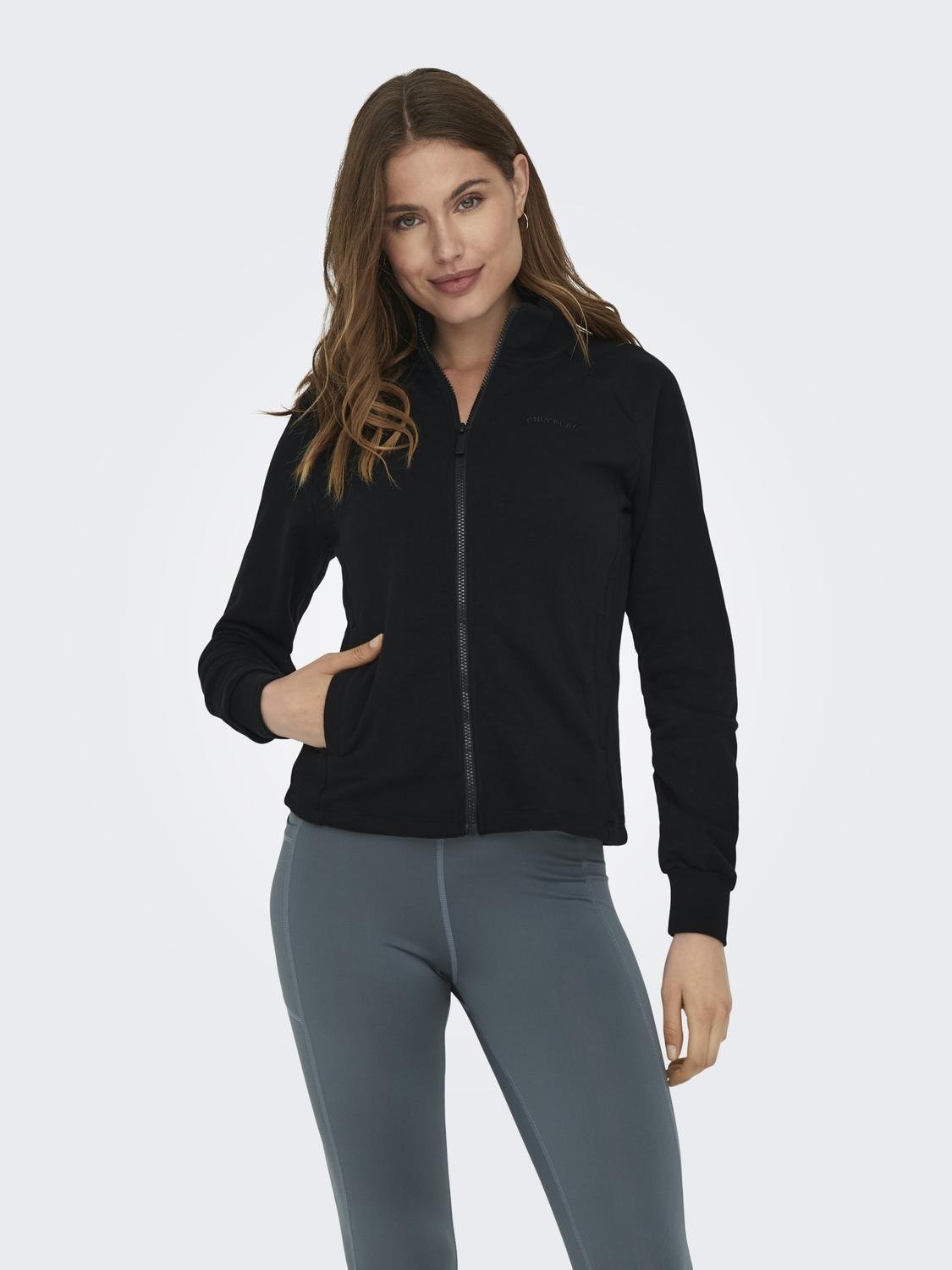 ONLY Play Sweatjacke »ONPMELINA LS HN ZIP SWT NOOS«
