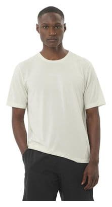 Maillot manches courtes Salomon SHKout Core Blanc Homme