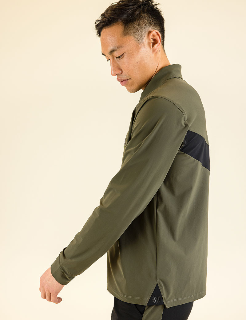 HBT ARMY | CHARLIE ZIP CHEMISE HOMME KAKI
