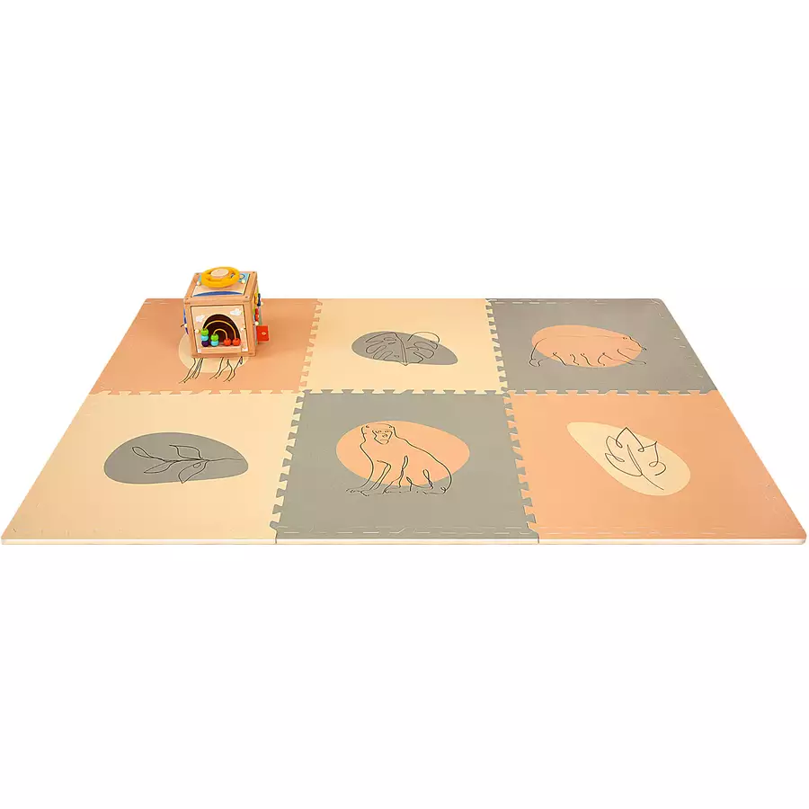 Hakuna Matte XXL Puzzlematte – Jungle Sunset 180x120 cm