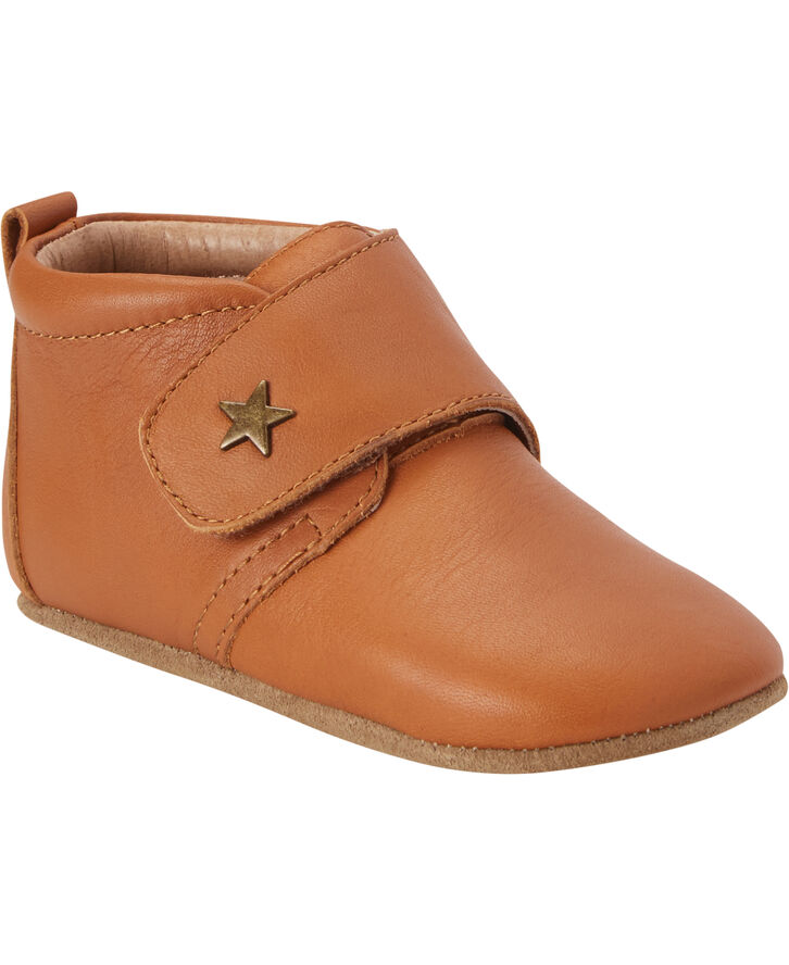 Bisgaard Star hjemmesko Cognac