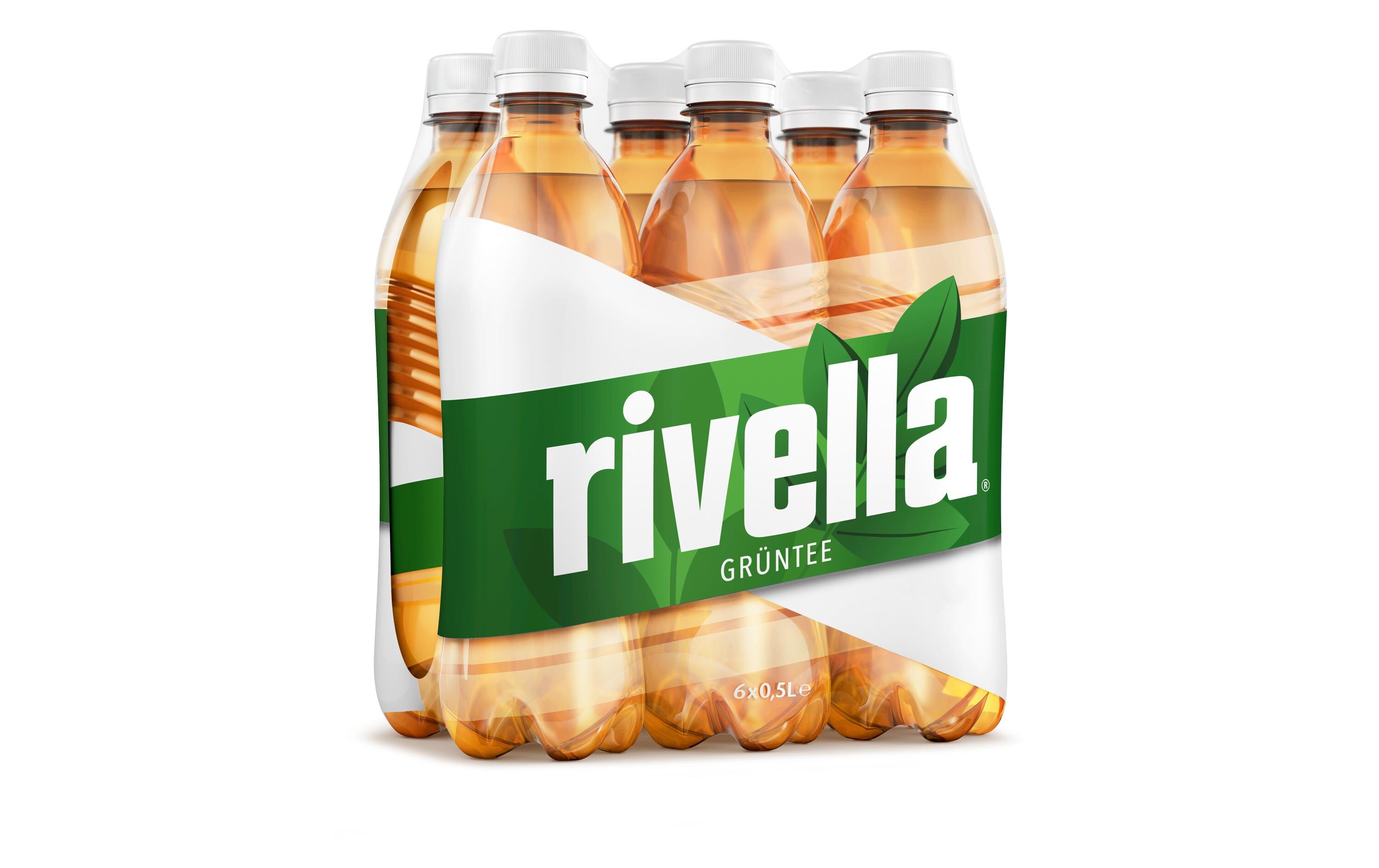 Soft-Drinks Rivella Grüntee 6 x 0.5 lErfrischendes Getränk mit Grünteegeschmack