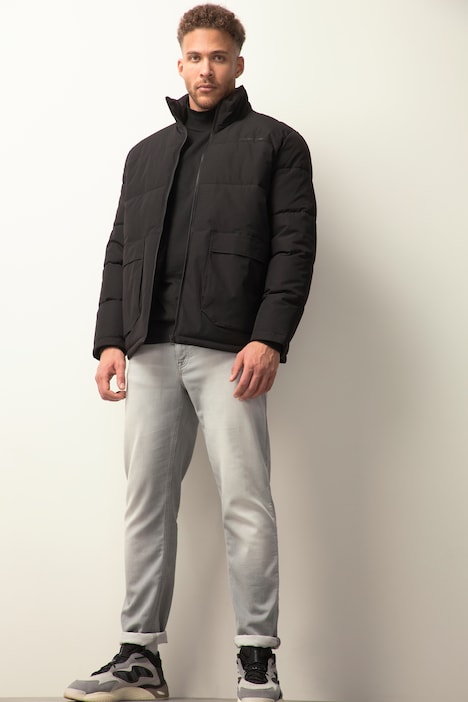 STHUGE Steppjacke, Outdoor, Stehkragen, Zipper, bis 8 XL