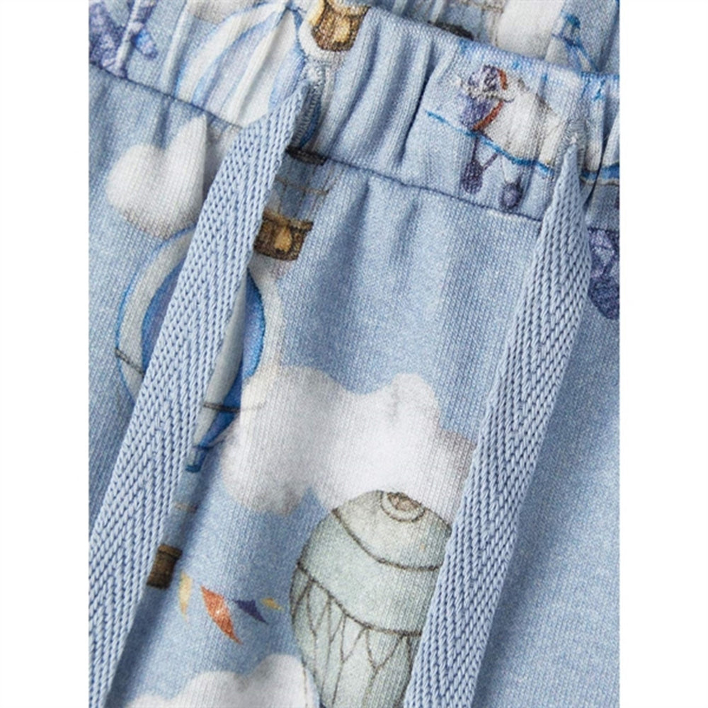 Dusty Blue Hobbie Shorts - Name it → Luksusbaby.dk