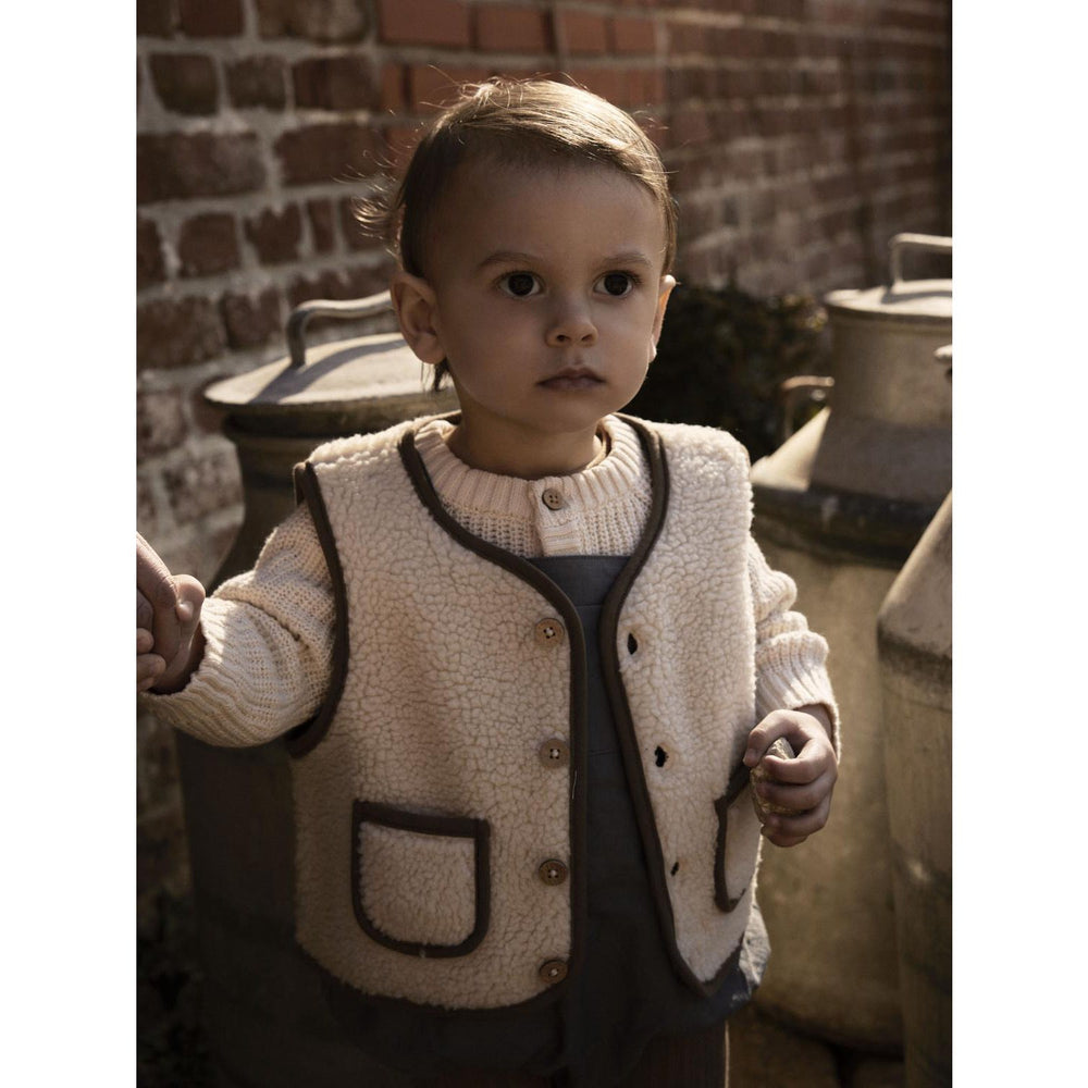 Køb Lil'Atelier Turtledove Shitake Nbnlajo Loose Vest Lil