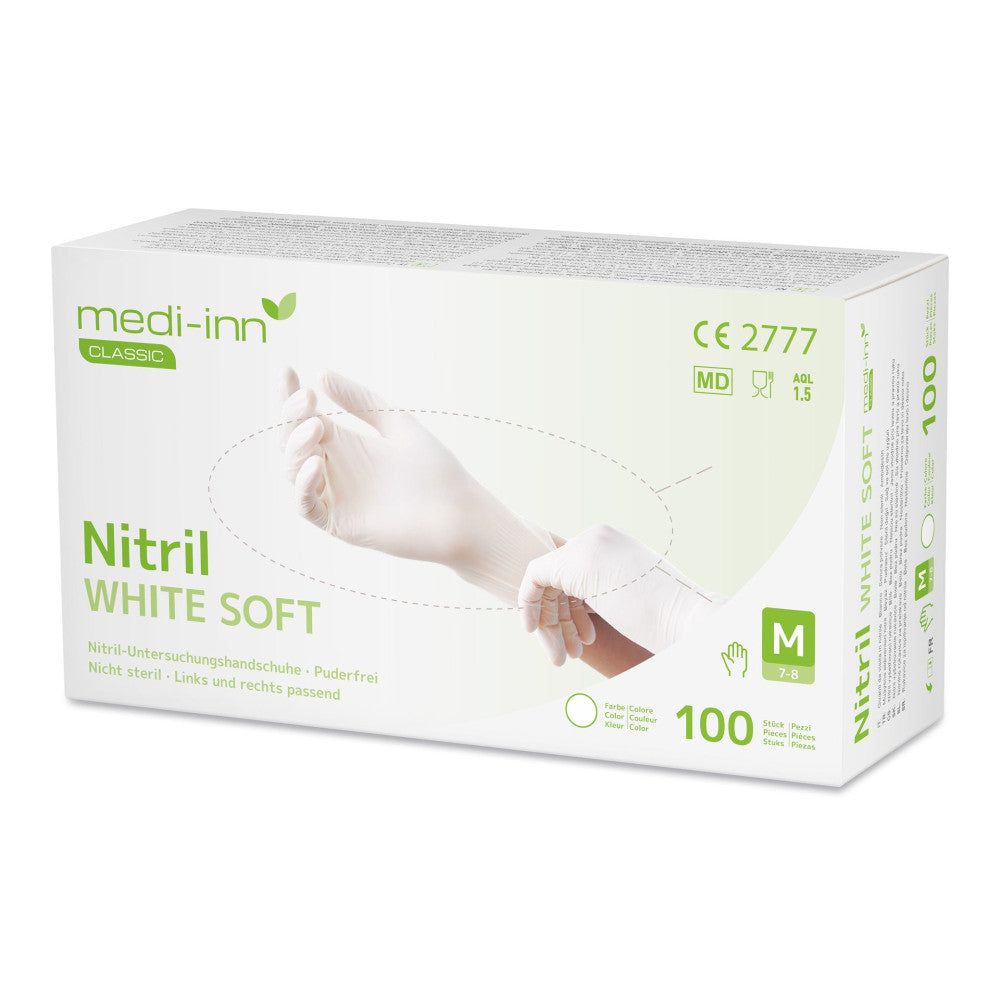 Medi-Inn Nitril white soft Einmalhandschuhe