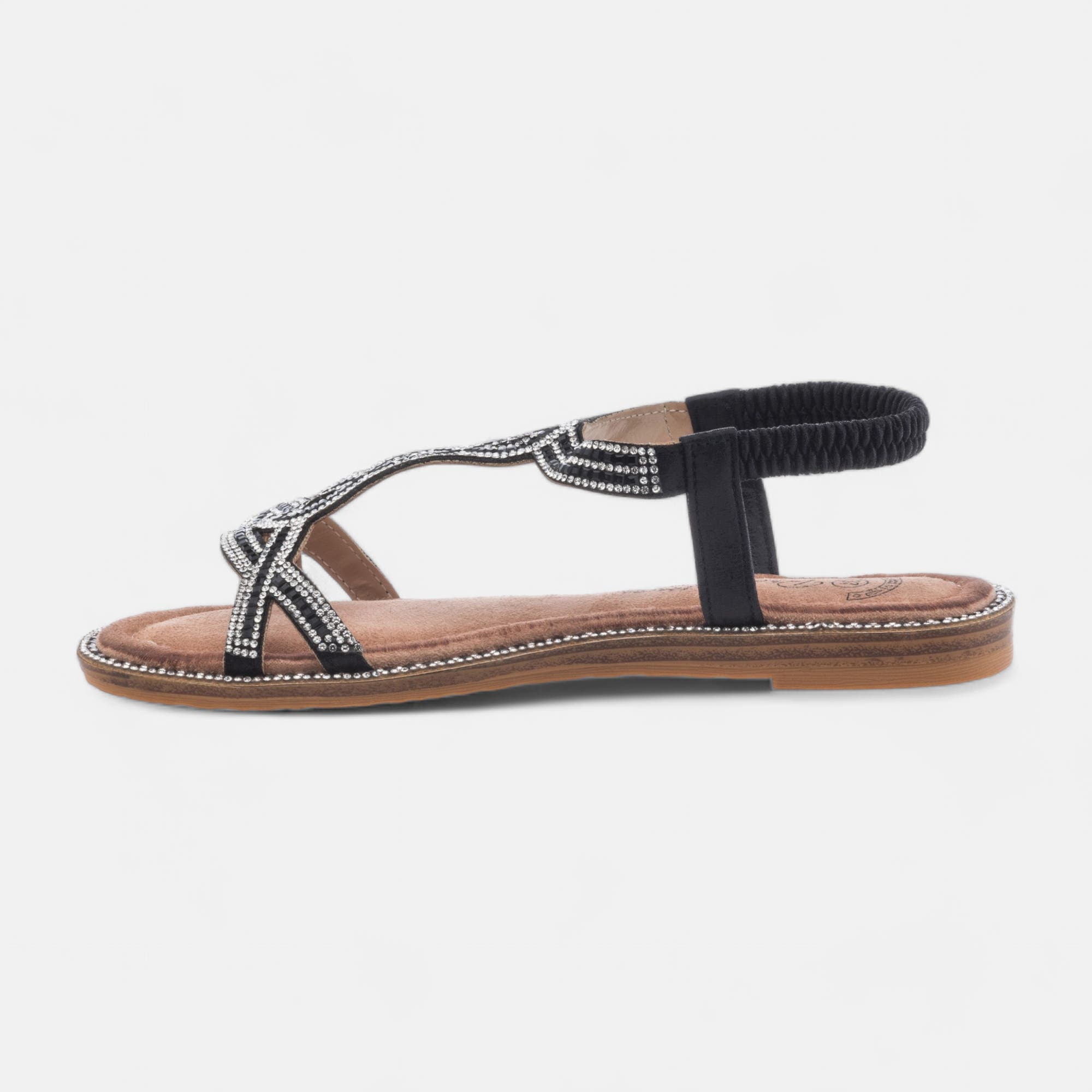 Nu-pieds Femme noir