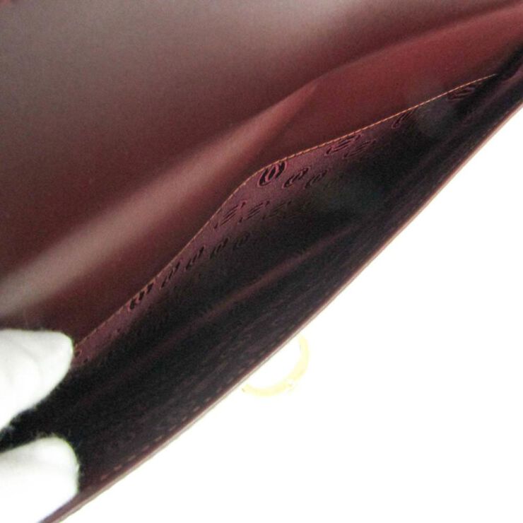 Cartier Vintage Cartier Shoulder Bag Burgundy