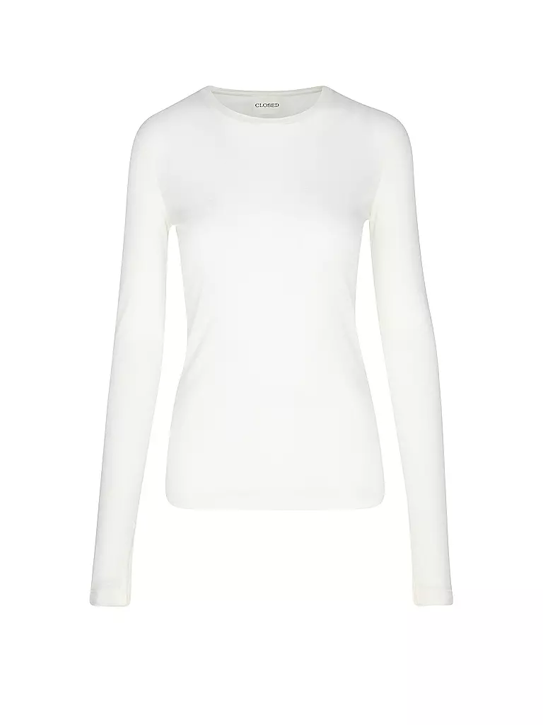 CLOSED Langarmshirt creme