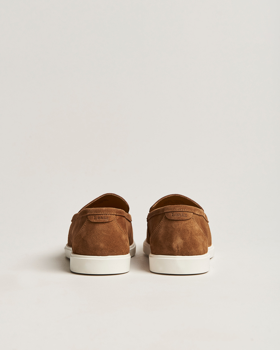 Loake 1880 Tuscany Suede Loafer Chestnut