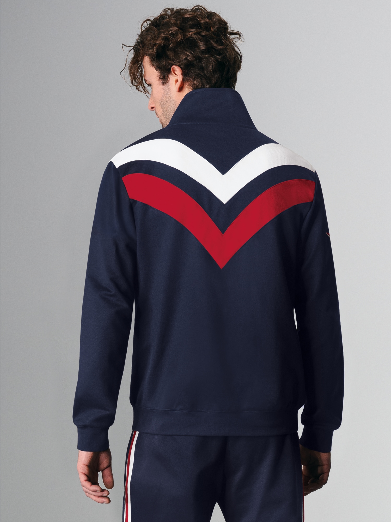 Sweatjacke mit praktischen Taschen Navy