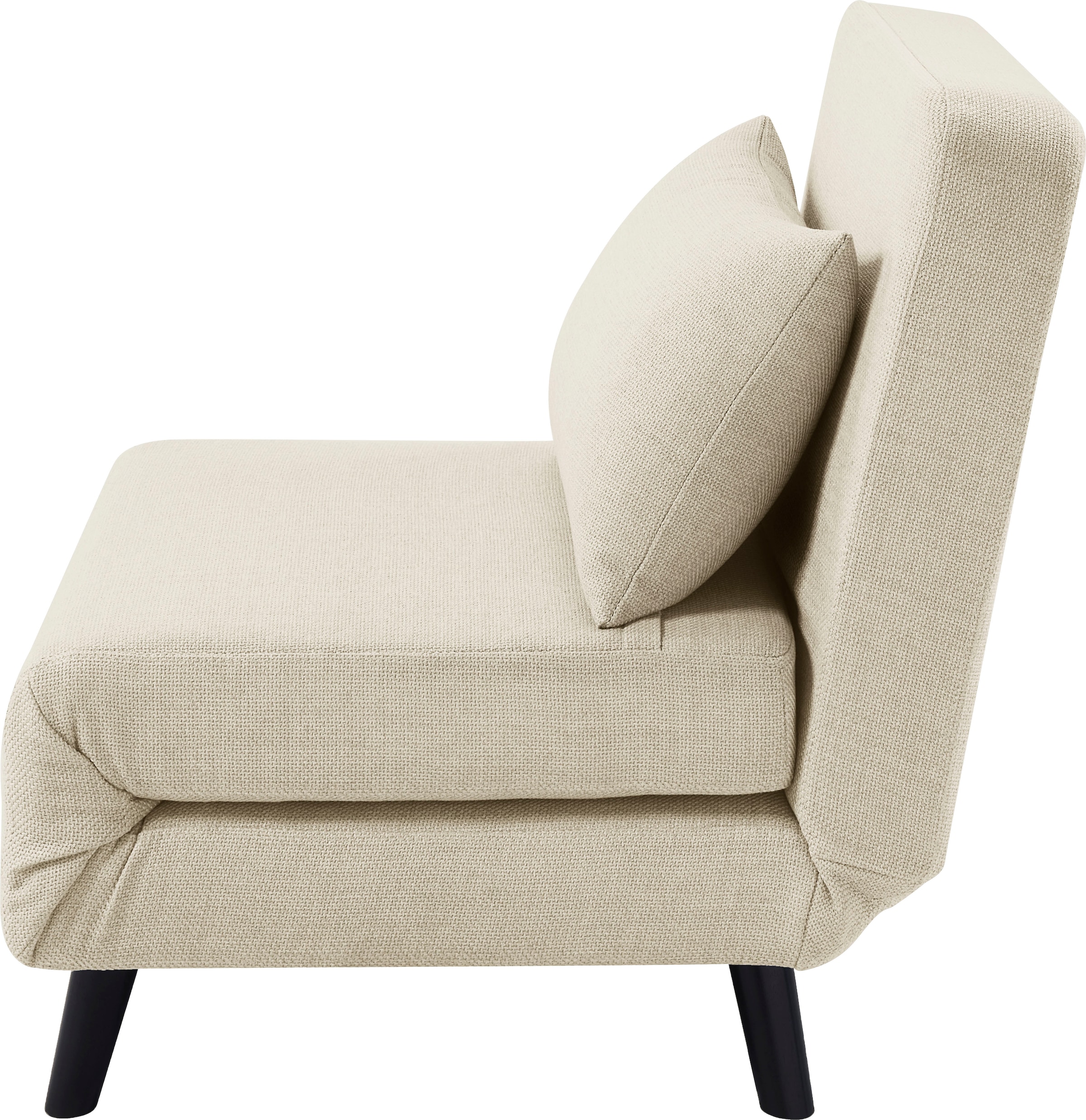 ATLANTIC home collection Sessel »Robby« inkl. Bettfunktion, mehrfach verstellbar, Strukturbezug