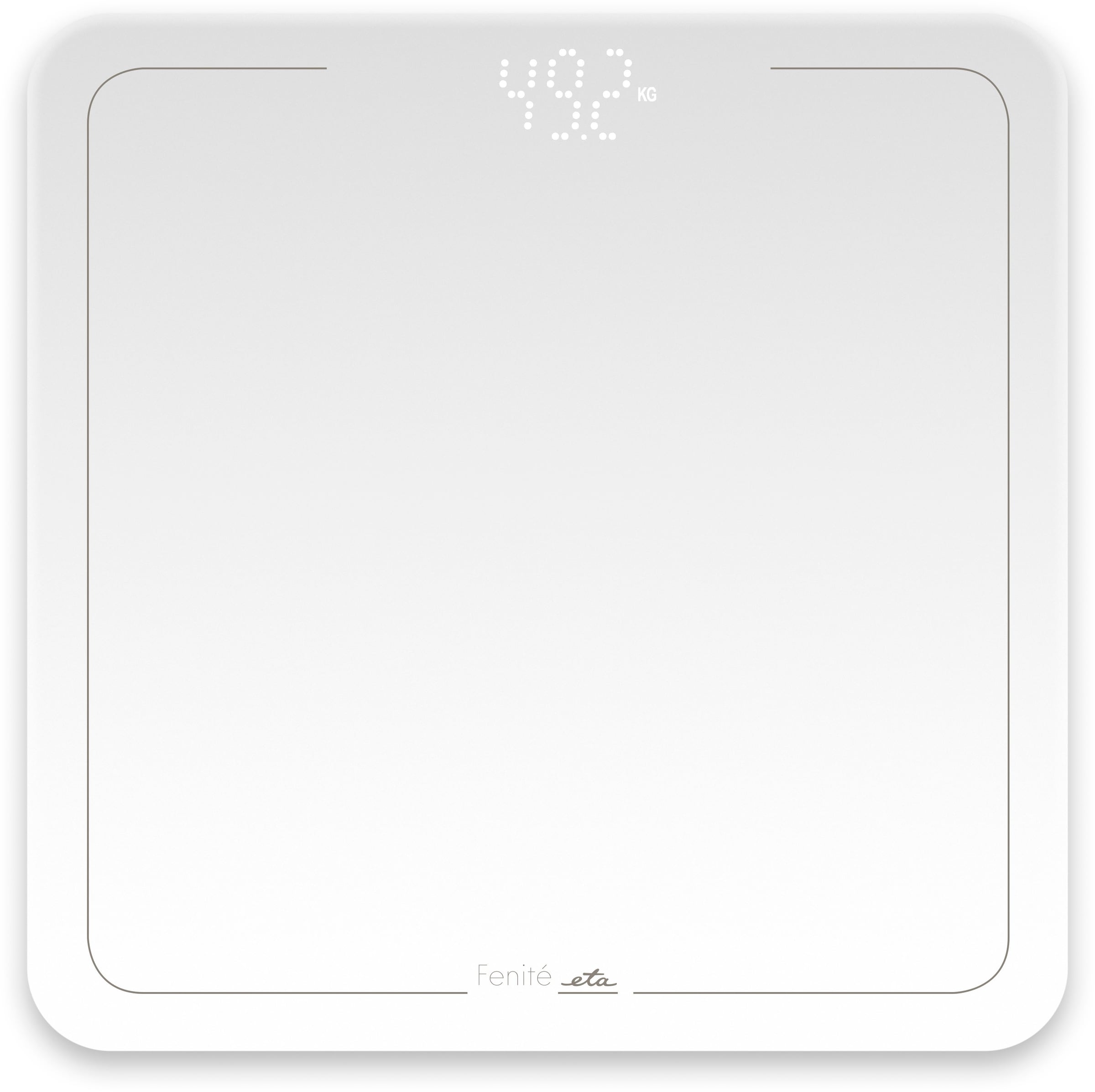 eta Personenwaage »FENITÉ« Kapazität bis 180 kg, Standfläche aus Glas, LED-Display