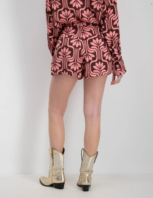 Colourful Rebel Korte broek Kendall retro flower WS114378