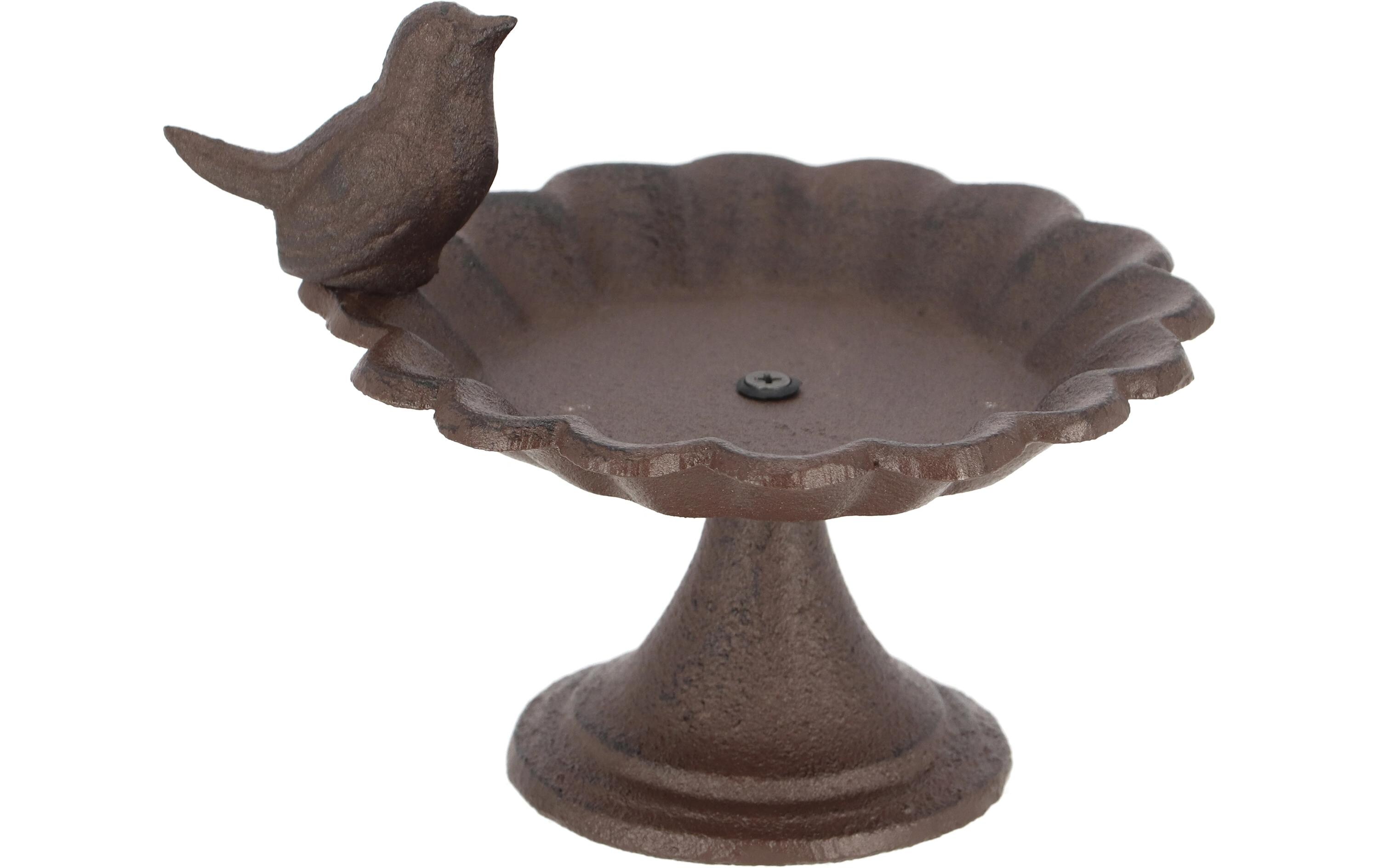 Vogeltränke mit Fuss, 1 VogelVogelbad