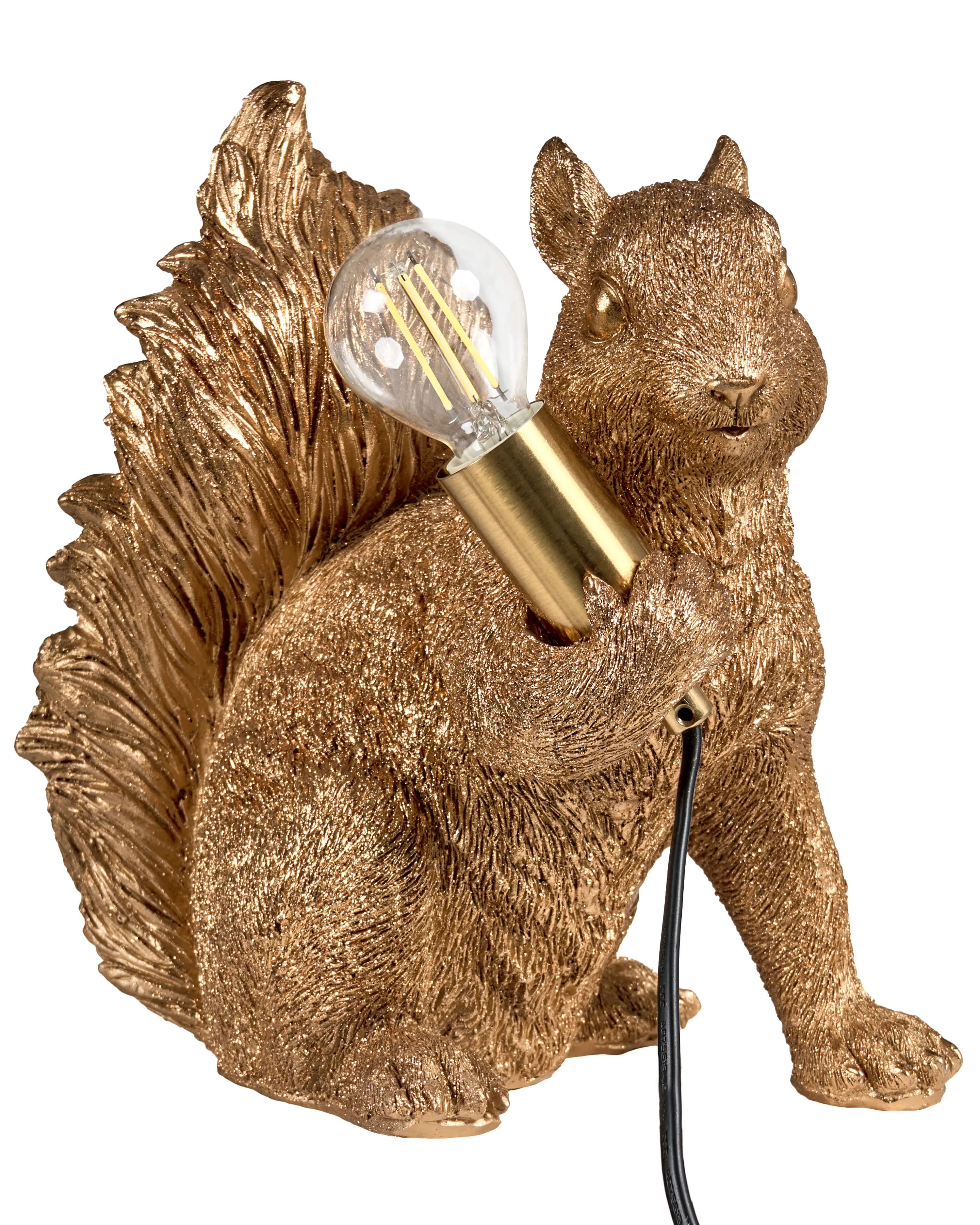 Tafellamp Eekhoorn PINOLI Goud