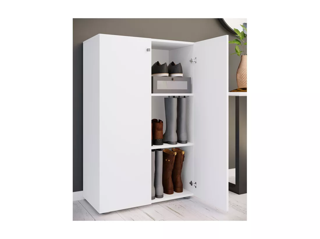 Armoire à chaussures en bois Étagère à chaussures Lona 3