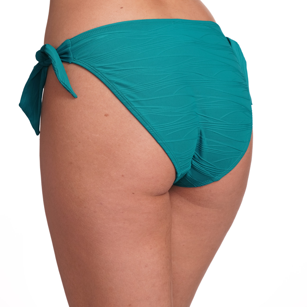 Gina Benotti Damen Bikinislip mit Strukturstreifen türkis
