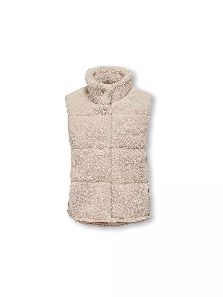 ONLY Mädchen Steppgilet KOGSANDRA beige