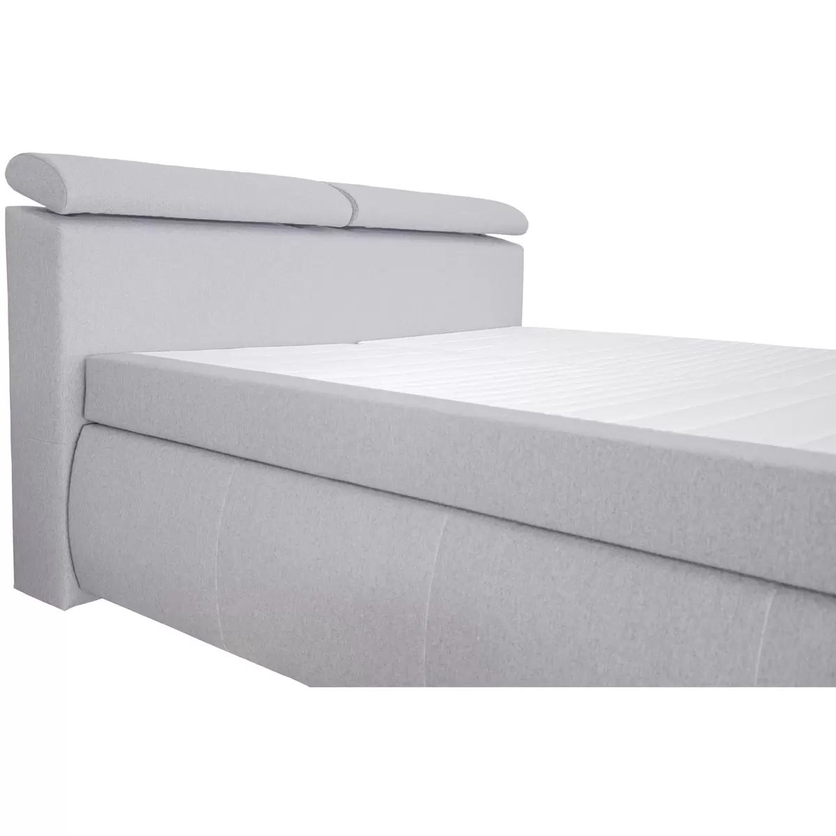 Boxspringbett Anett 180 x 200 Hellgrau