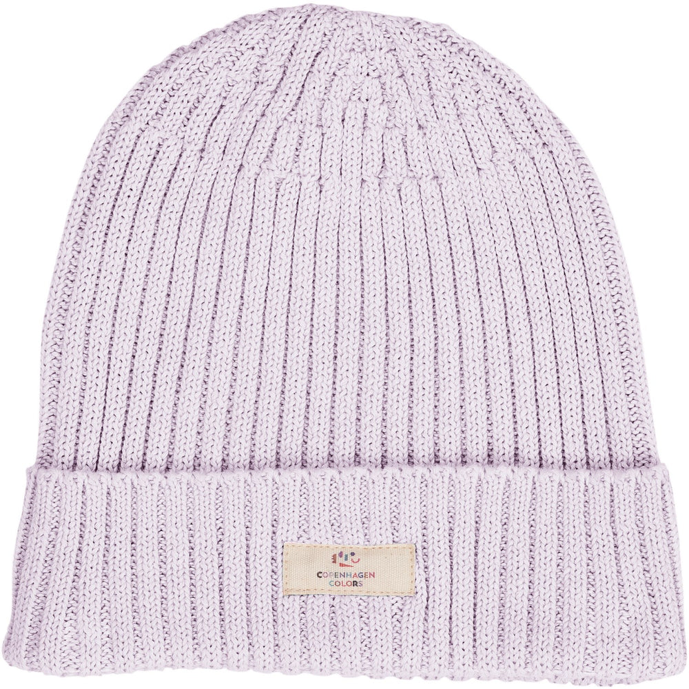 Køb COPENHAGEN COLORS Lavender Bomuld Strikket Classic Beanie