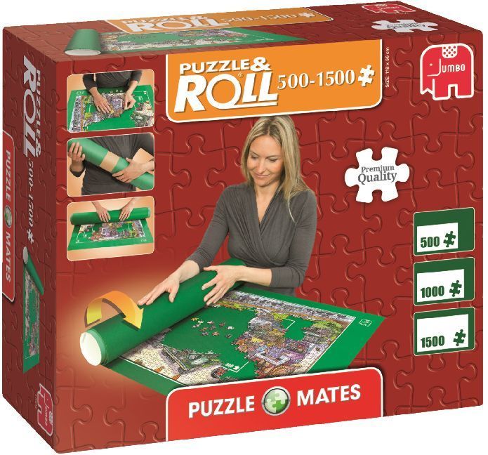 Puzzle-Transporttasche PUZZLE MATES – PUZZLE & ROLL in grün