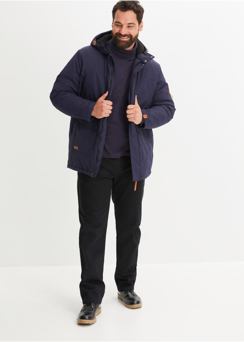 Parka à capuche et doublure polaire