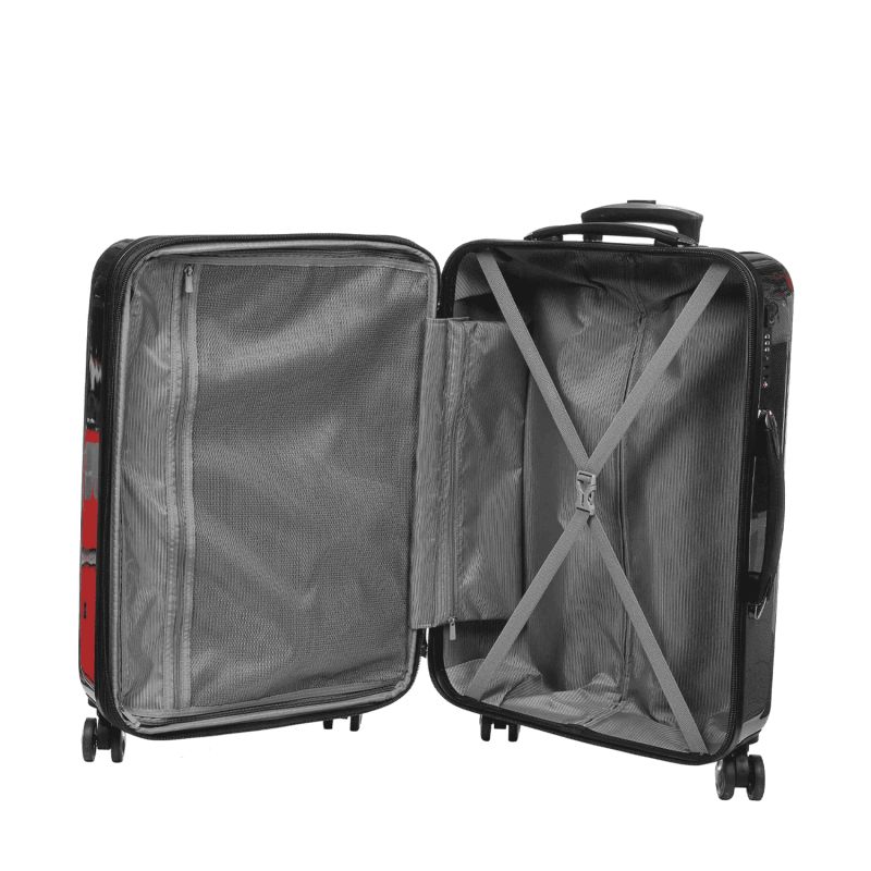 Lot de 3 valises rigides 91603 Extensible 55, 68 et 78 cm Black