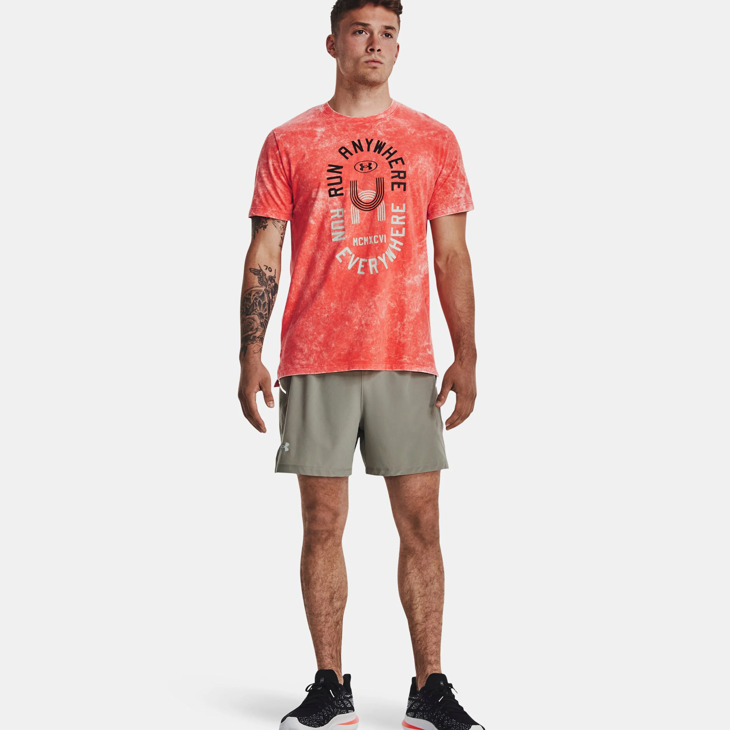 Under Armour Run Everywhere Maillot De Course Hommes - Corail