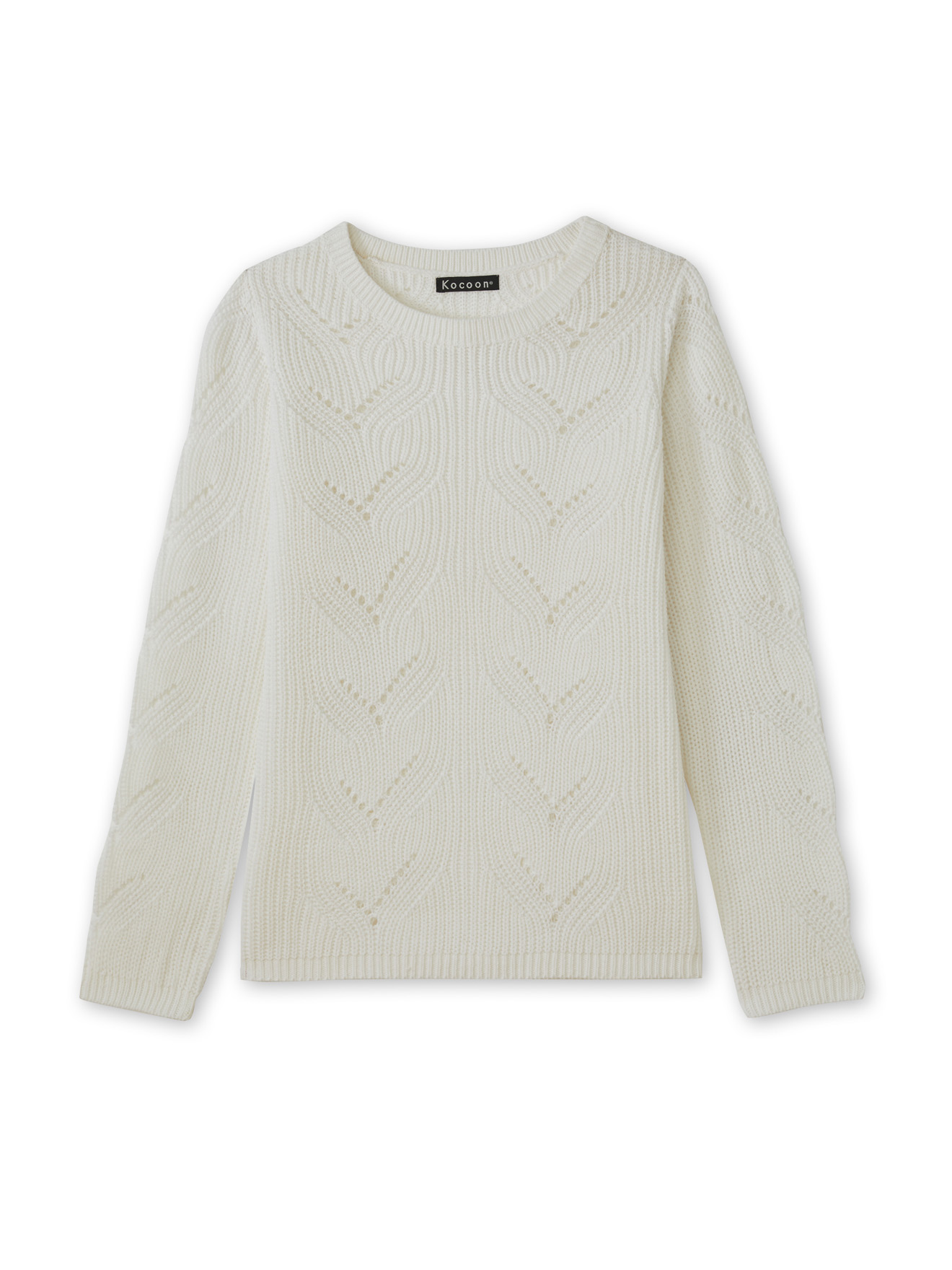 Pull en côtes perlées