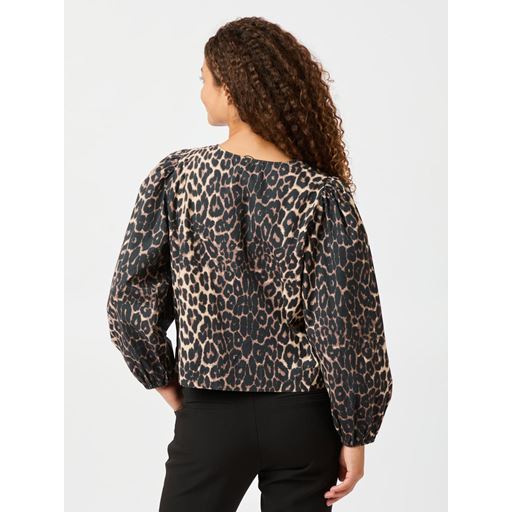 Neo Noir Tova Leo Bluse, Leopard, 36