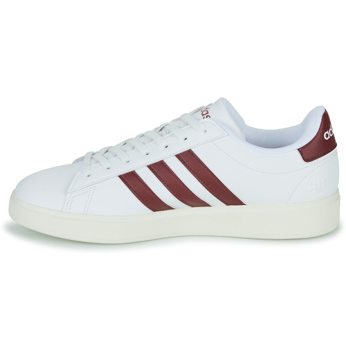 Adidas Sportswear - GRAND COURT 2.0 - Blanc / Bordeaux