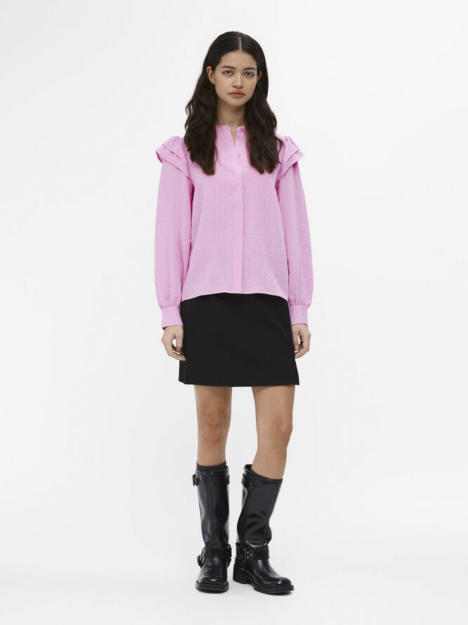 Object OBJSOPHIE L/S SHIRT 131 Pastel lavender